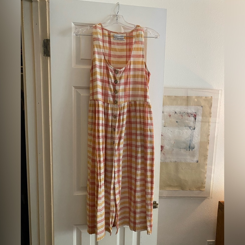Urban Outfitters Plaid Midi Dress